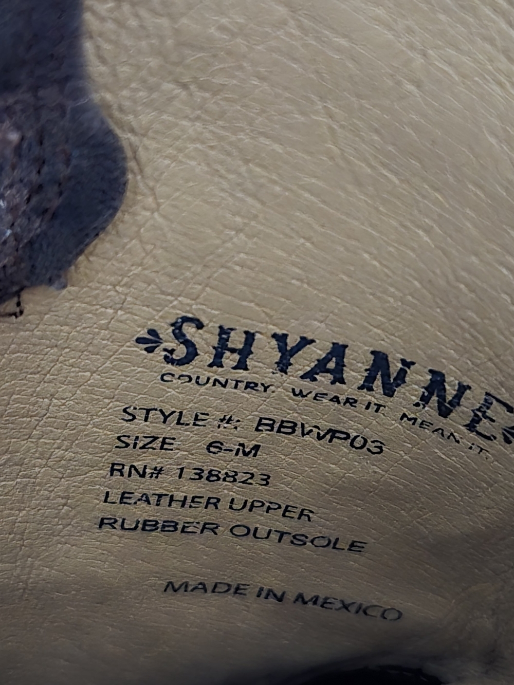 Shyanne Brown Western Embroidered Leather Cowgirl Boots - Picture 7 of 8